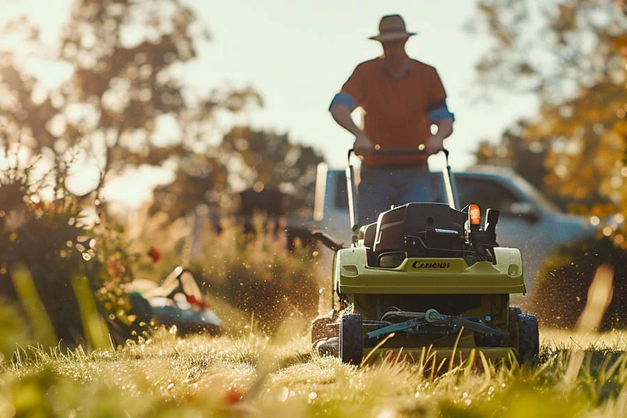 battery electric lawn mower