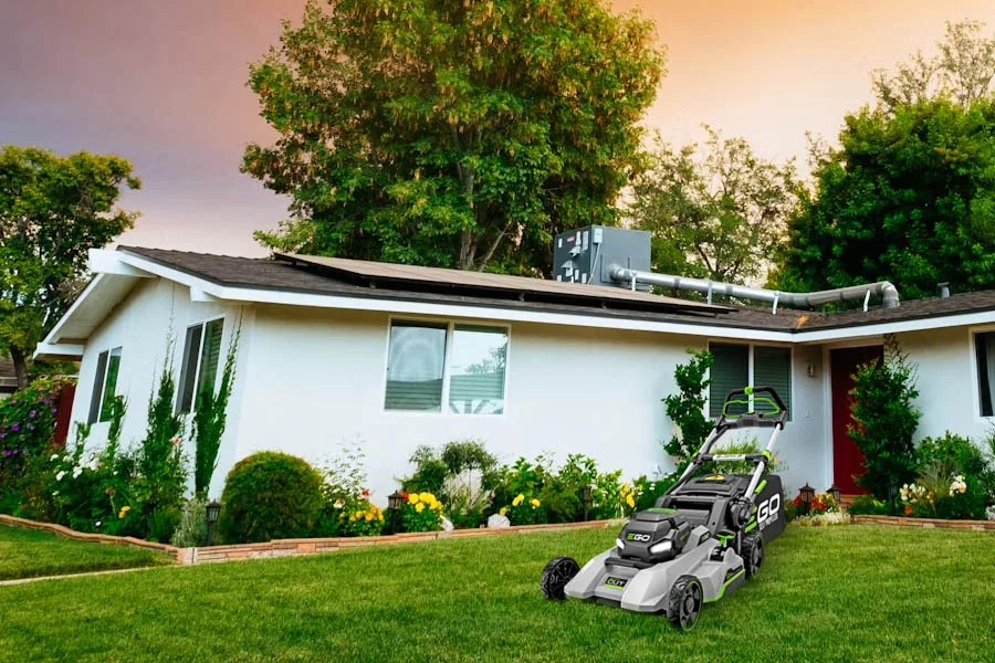 battery electric lawn mower